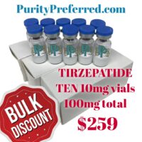 Bulk TIRZ2 – TEN 10mg Vials (100mg Total)